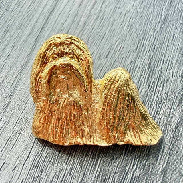 Maltese Brooch - Gold Plate | Alden Arts
