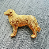 Maremma Brooch - Gold Plate | Alden Arts