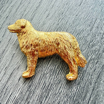 Maremma Brooch - Gold Plate | Alden Arts