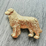 Newfoundland Brooch - Gold Plate | Alden Arts