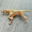 Pointer Brooch - Gold Plate | Alden Arts