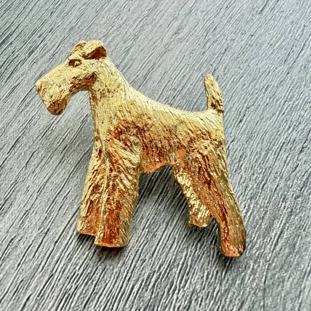 Welsh Terrier Brooch - Gold Plate | Alden Arts