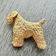 Wheaten Brooch - Gold Plate | Alden Arts