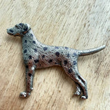 Dalmatian Brooch - Nickel Silver | Alden Arts