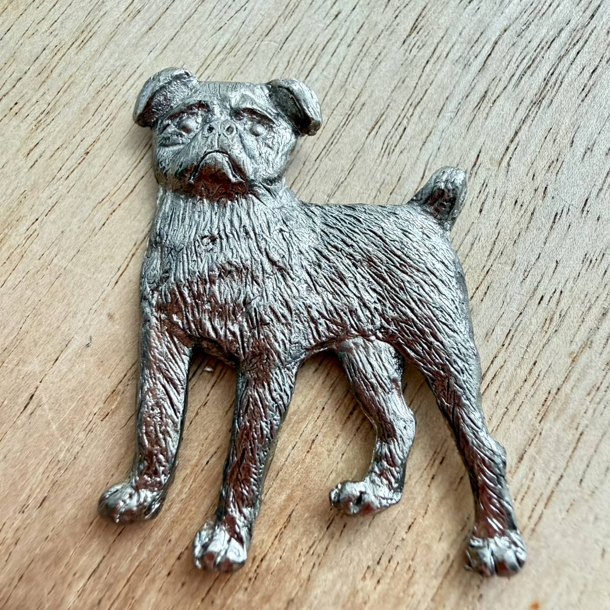 Griffon Smooth Brooch - Nickel Silver | Alden Arts
