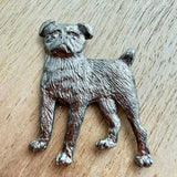 Griffon Smooth Brooch - Nickel Silver | Alden Arts