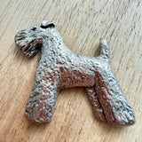Kerry Blue Brooch - Nickel Silver | Alden Arts