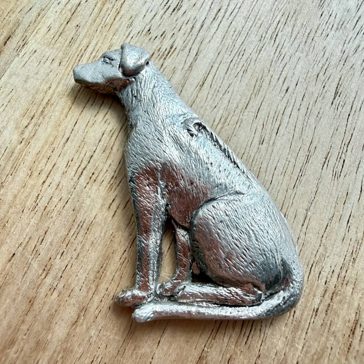 Rhodesian Ridgeback Brooch - Nickel Silver | Alden Arts