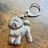 Bichon Frise Keyring | Nickel Silver | Alden Arts