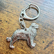 Bernese Mountain Dog Keyring | Nickel Silver | Alden Arts