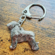 Briard Keyring | Nickel Silver | Alden Arts