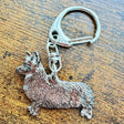 Corgi Pembrokeshire Keyring | Nickel Silver | Alden Arts