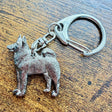 Elkhound Keyring | Nickel Silver | Alden Arts