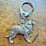 Estrela Mountain Dog Keyring | Nickel Silver | Alden Arts