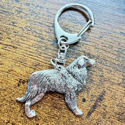 Estrela Mountain Dog Keyring | Nickel Silver | Alden Arts