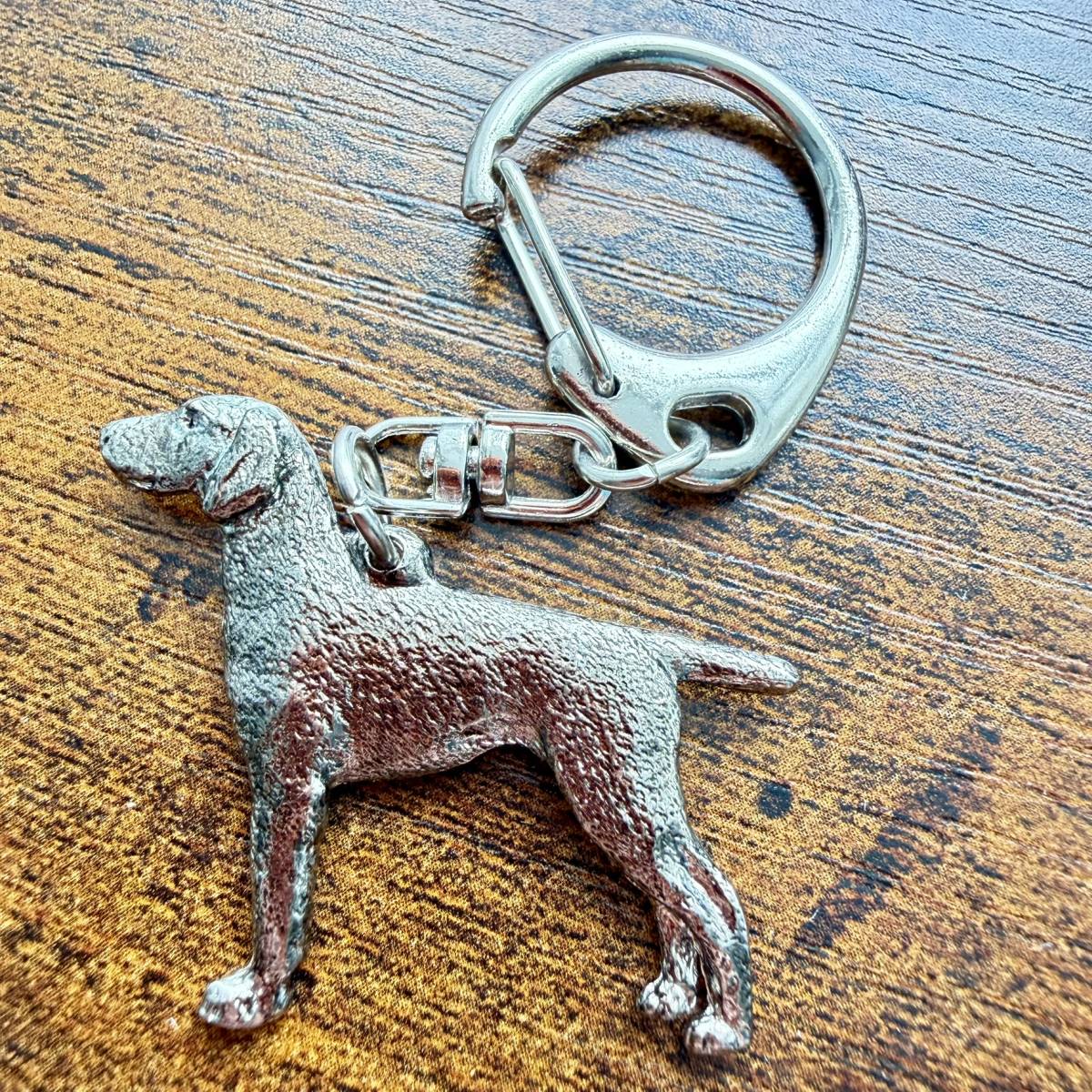 German Short Hair Pointer Keyring | Nickel Silver | Alden Arts