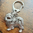 Japanese Chin Keyring | Nickel Silver | Alden Arts