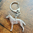 Kelpie Keyring | Nickel Silver | Alden Arts