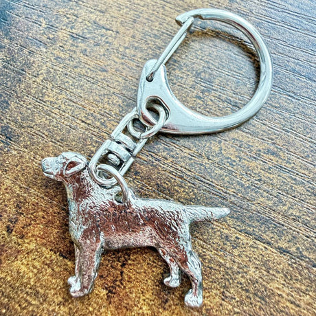 Labrador Keyring | Nickel Silver | Alden Arts