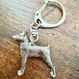Min Pin Keyring | Nickel Silver | Alden Arts