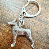 Min Pin Keyring | Nickel Silver | Alden Arts