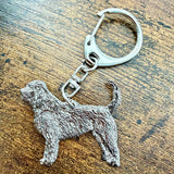 Otterhound Keyring | Nickel Silver | Alden Arts