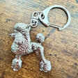 Poodle Continental Cut Keyring | Nickel Silver | Alden Arts