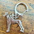 Pharaoh Hound Keyring | Nickel Silver | Alden Arts