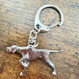 Pointer Keyring | Nickel Silver | Alden Arts