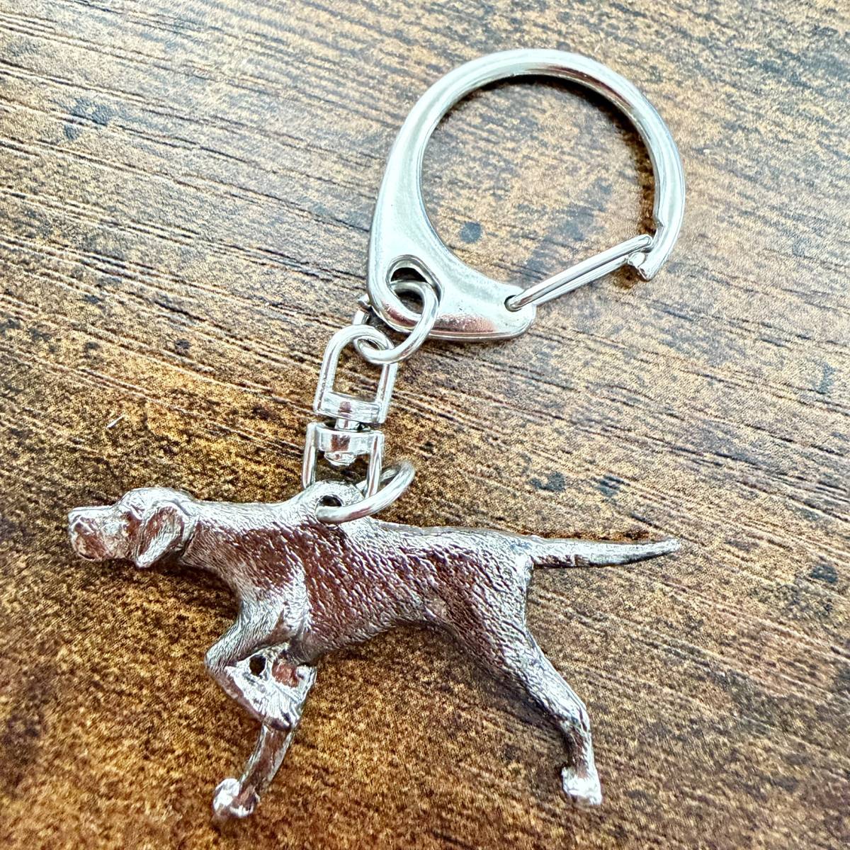 Pointer Keyring | Nickel Silver | Alden Arts
