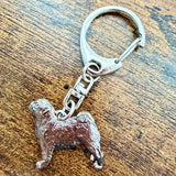 Pug Keyring | Nickel Silver | Alden Arts