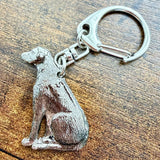 Rhodesian Ridgeback Keyring | Nickel Silver | Alden Arts