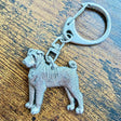 Shar Pei Keyring | Nickel Silver | Alden Arts