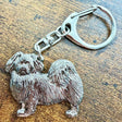 Tibetan Spaniel Keyring | Nickel Silver | Alden Arts