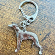 Whippet Keyring | Nickel Silver | Alden Arts