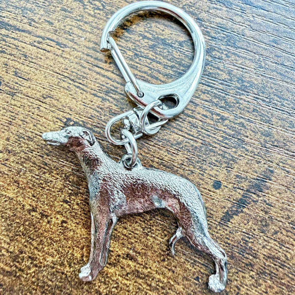 Whippet Keyring | Nickel Silver | Alden Arts