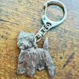 West Highland White Keyring | Nickel Silver | Alden Arts