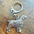 Welsh Springer Spaniel Keyring | Nickel Silver | Alden Arts