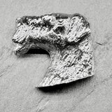 Airedale Lapel Pin | Nickel Silver | Alden Arts