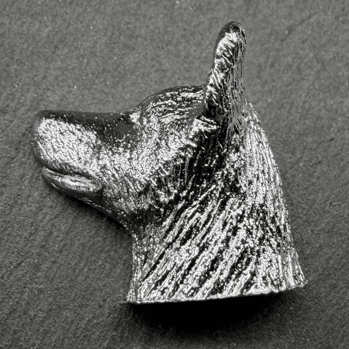 American Staffordshire Lapel Pin | Nickel Silver | Alden Arts