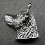 American Staffordshire Lapel Pin | Nickel Silver | Alden Arts
