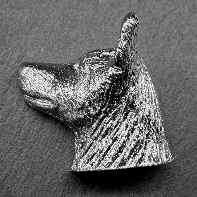 American Staffordshire Lapel Pin | Nickel Silver | Alden Arts