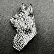 Australian Silky Terrier Lapel Pin | Nickel Silver | Alden Arts