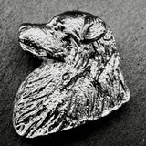 Australian Sheepdog Lapel Pin | Nickel Silver | Alden Arts