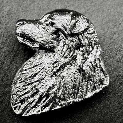 Australian Sheepdog Lapel Pin | Nickel Silver | Alden Arts