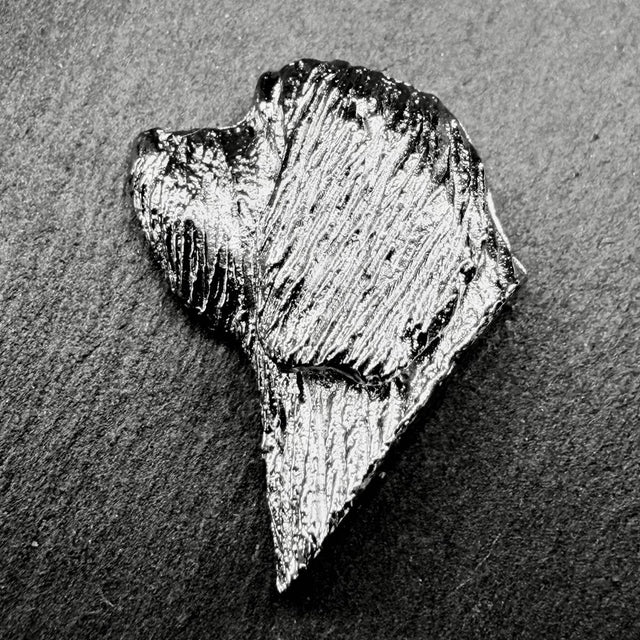 Bearded Collie Lapel Pin | Nickel Silver | Alden Arts