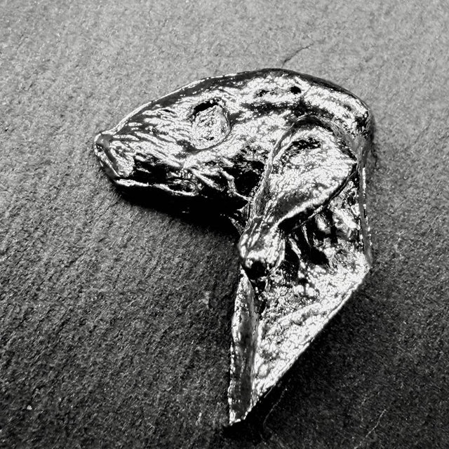 Bedlington Lapel Pin | Nickel Silver | Alden Arts