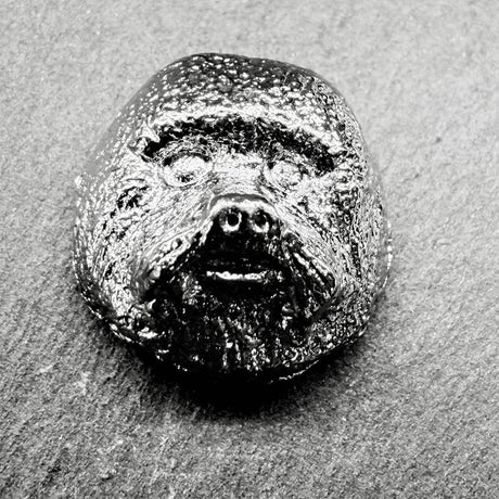 Bichon Frise Lapel Pin | Nickel Silver | Alden Arts