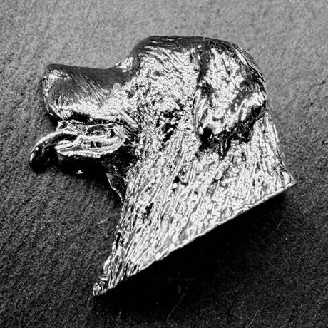 Bernese Mountain Dog Lapel Pin | Nickel Silver | Alden Arts