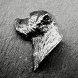 Border Terrier Lapel Pin | Nickel Silver | Alden Arts